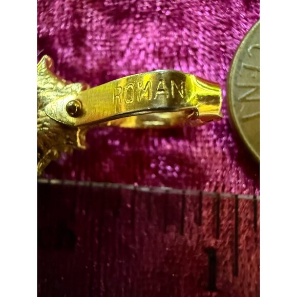 Roman Gold-Tone Faux Gem Stone PendantCrystal VIRGO september - Picture 3 of 5